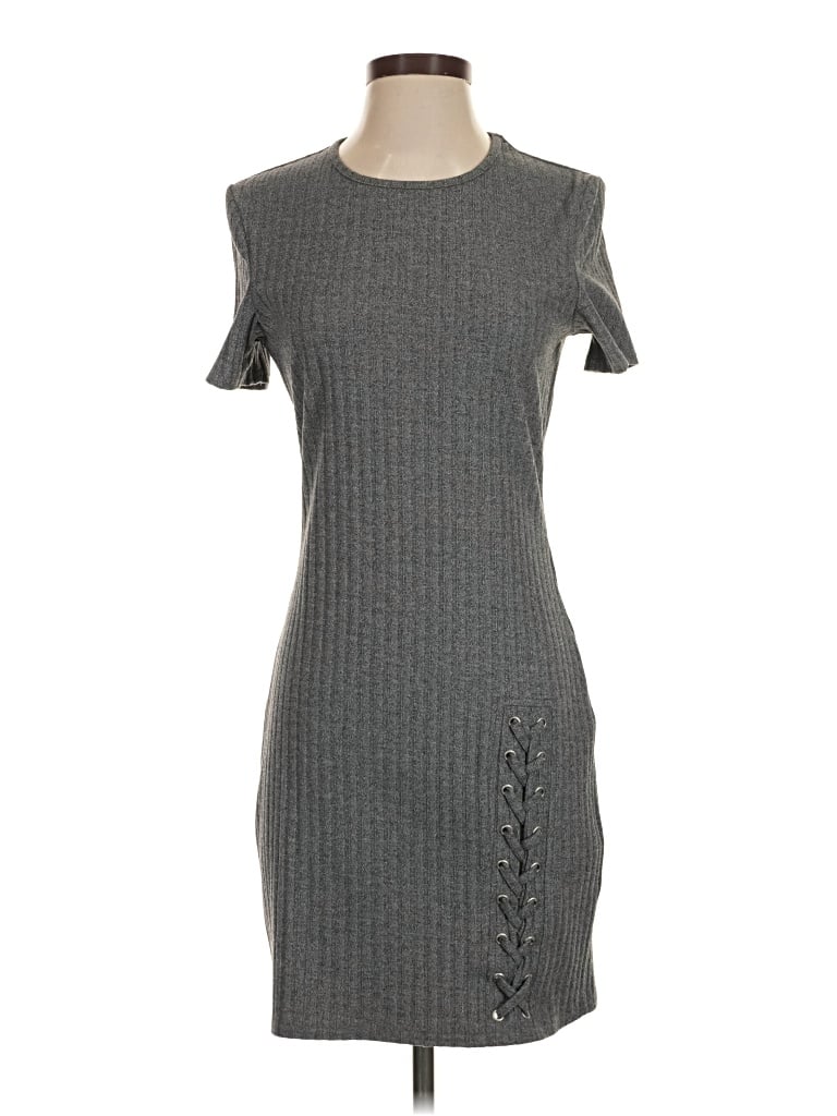 Pre-owned She + Sky Casual Dress In Gray