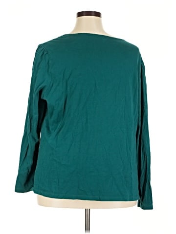 St. John's Bay Long Sleeve Blouse (view 2)