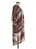 Live 4 Truth 100% Polyester Brown Kimono Size L - photo 4