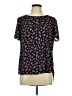 Premise Studio 100% Polyester Black Short Sleeve Blouse Size L - photo 1