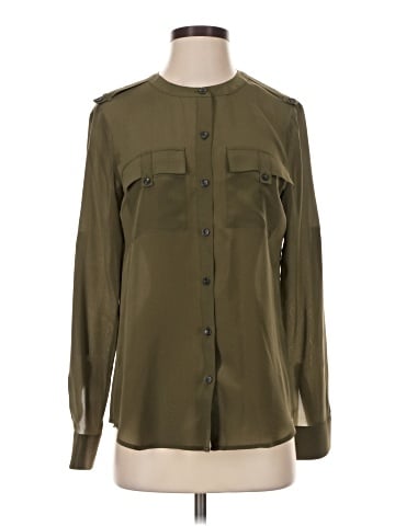 Banana Republic Heritage Collection Long Sleeve Silk Top (view 1)