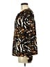 Rafaella Animal Print Black Long Sleeve Blouse Size M - photo 5