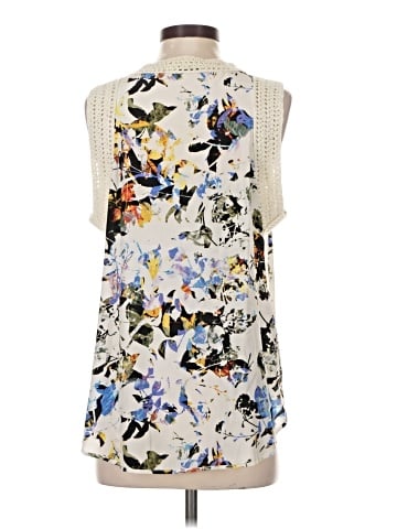 Elizabeth and James Sleeveless Silk Top (view 2)