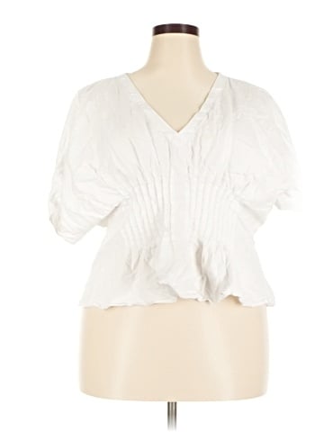 M&S Short Sleeve Blouse (view 1)