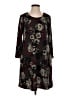 Apt. 9 Paisley Black Casual Dress Size S - photo 1