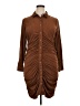 Torrid Brown Casual Dress Size 1X Plus (1) - photo 1