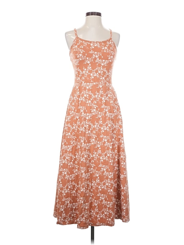 Pre-owned Pact Casual Dress In Orange