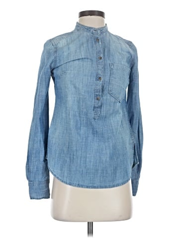 Merona Long Sleeve Henley (view 1)