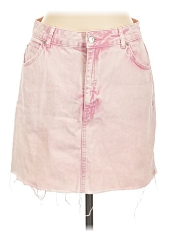 Topshop Denim Skirt (view 1)