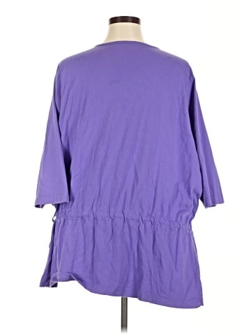 Ulla Popken 3/4 Sleeve Blouse (view 2)