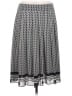 Talbots 100% Polyester Chevron-herringbone Gray Casual Skirt Size 8 - photo 1