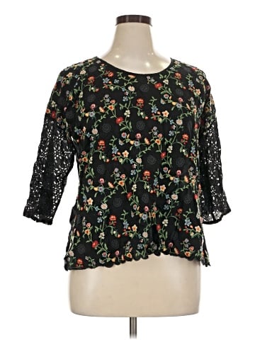 Johnny Was 3/4 Sleeve Blouse (view 1)