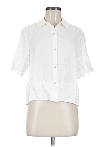 Rose + Olive Short Sleeve Blouse (view 1)