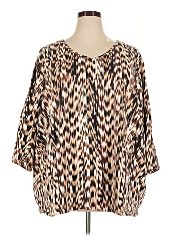 Catherines 3/4 Sleeve Blouse (view 1)