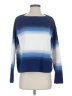Lacoste 100% Cotton Color Block Blue Pullover Sweater Size S - photo 1