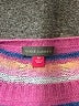 Vince Camuto Chevron-herringbone Yellow Pink Pullover Sweater Size M - photo 7