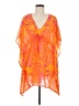 Echo 100% Polyester Orange Poncho One size - photo 1