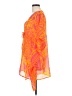 Echo 100% Polyester Orange Poncho One size - photo 5
