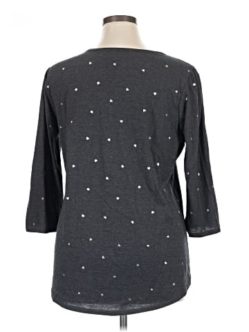 Lane Bryant 3/4 Sleeve Top (view 2)