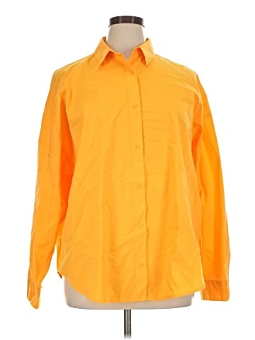 Express Long Sleeve Button-Down Shirt (view 1)