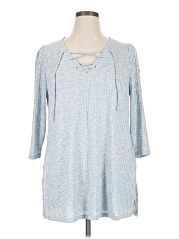 Lane Bryant 3/4 Sleeve Top (view 1)