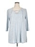 Lane Bryant Blue 3/4 Sleeve Top Size 14 - 16 Plus - photo 1