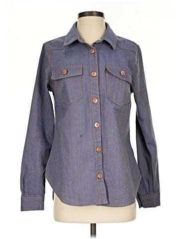 CAbi Long Sleeve Button-Down Shirt (view 1)
