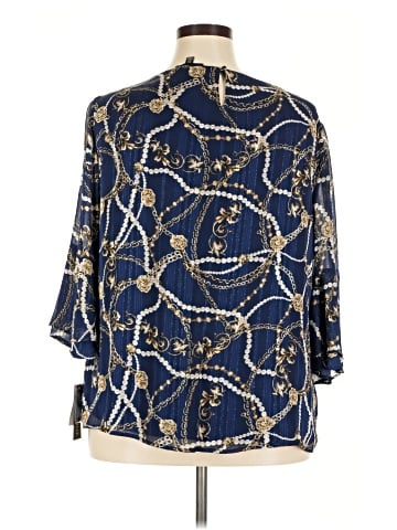 Sara Michelle 3/4 Sleeve Blouse (view 2)