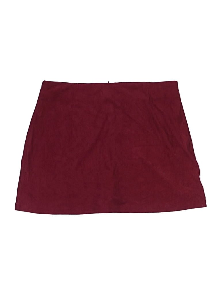 Pre-owned Halara Skort In Burgundy