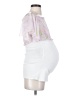 Hatch 100% Polyester White Short Sleeve Blouse Size XL Maternity (4) - photo 4