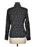 Kate Hill Print Black Long Sleeve Blouse Size 8 - photo 2