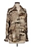 Zara Animal Print Brown Long Sleeve Blouse Size M - photo 1