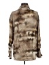 Zara Animal Print Brown Long Sleeve Blouse Size M - photo 2