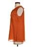 CAbi 100% Polyester Orange Sleeveless Blouse Size S - photo 5