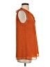 CAbi 100% Polyester Orange Sleeveless Blouse Size S - photo 4