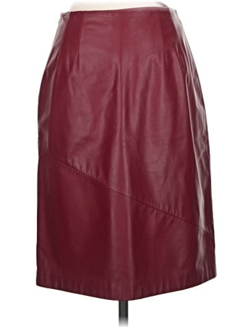 Ann Taylor LOFT Leather Skirt (view 2)
