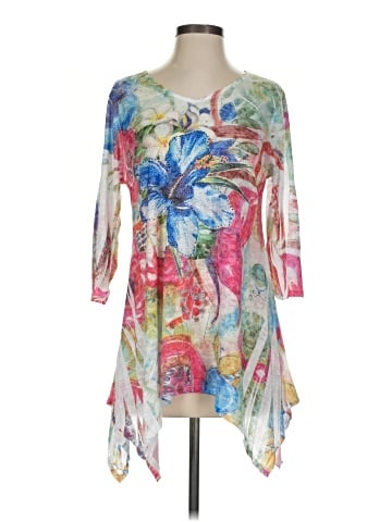J Mode USA 3/4 Sleeve Blouse (view 1)