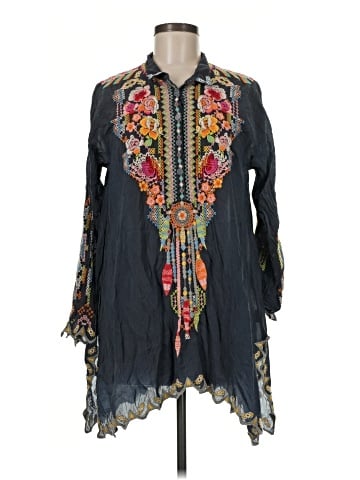 Johnny Was 3/4 Sleeve Blouse (view 1)