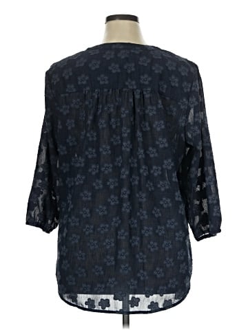 Jones New York Signature 3/4 Sleeve Blouse (view 2)
