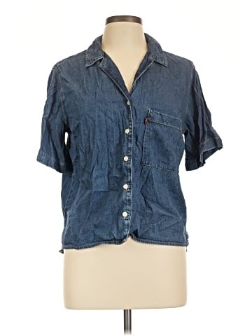 Levi's 3/4 Sleeve Button-Down Shirt (view 1)