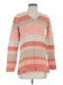 L.L.Bean 100% Cotton Stripes Orange Pullover Sweater Size S - photo 1