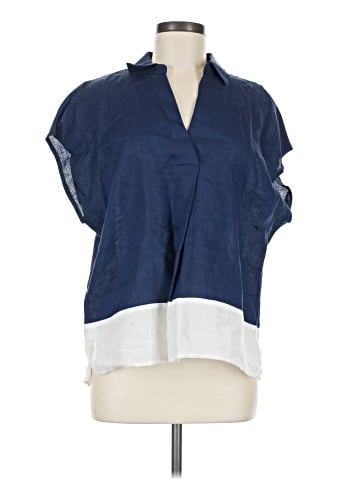 DKNY Short Sleeve Blouse (view 1)