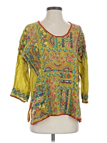 Johnny Was 3/4 Sleeve Blouse (view 1)