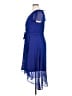 DKNY 100% Polyester Blue Cocktail Dress Size 16 - photo 5
