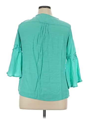 NY Collection 3/4 Sleeve Blouse (view 2)