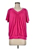 Unbranded Pink Short Sleeve Blouse Size M - photo 1