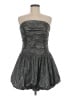 MNG Metallic Silver Cocktail Dress Size M - photo 1