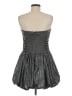 MNG Metallic Silver Cocktail Dress Size M - photo 2