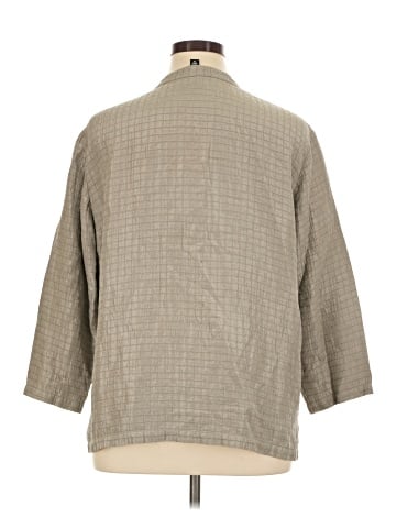 Eileen Fisher 3/4 Sleeve Button-Down Shirt (view 2)