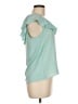Ann Taylor Green Sleeveless Blouse Size Med Petite - photo 4